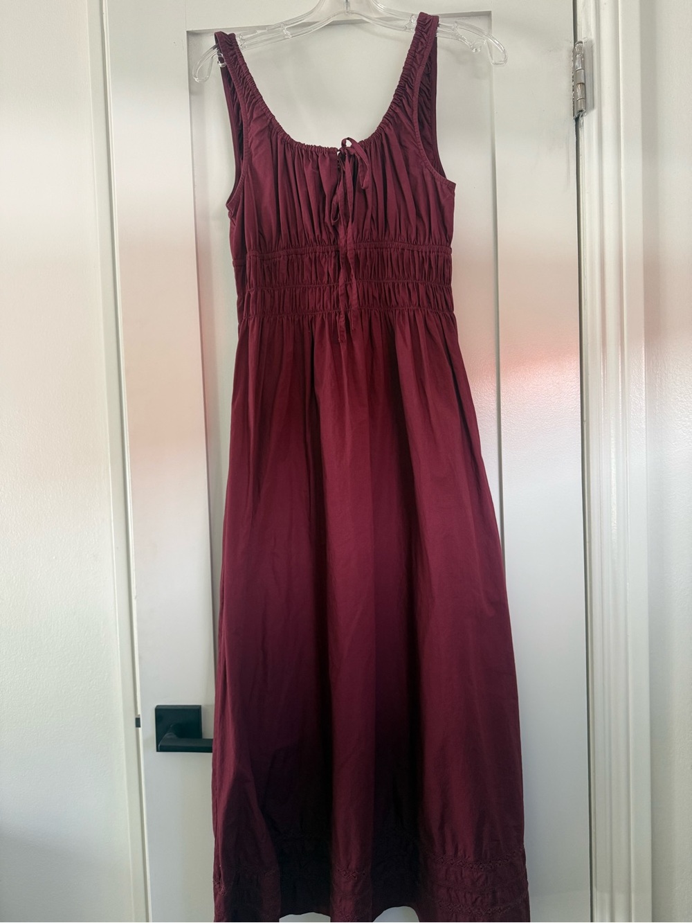Ciao Lucia Sleeveless Wine Midi Dress